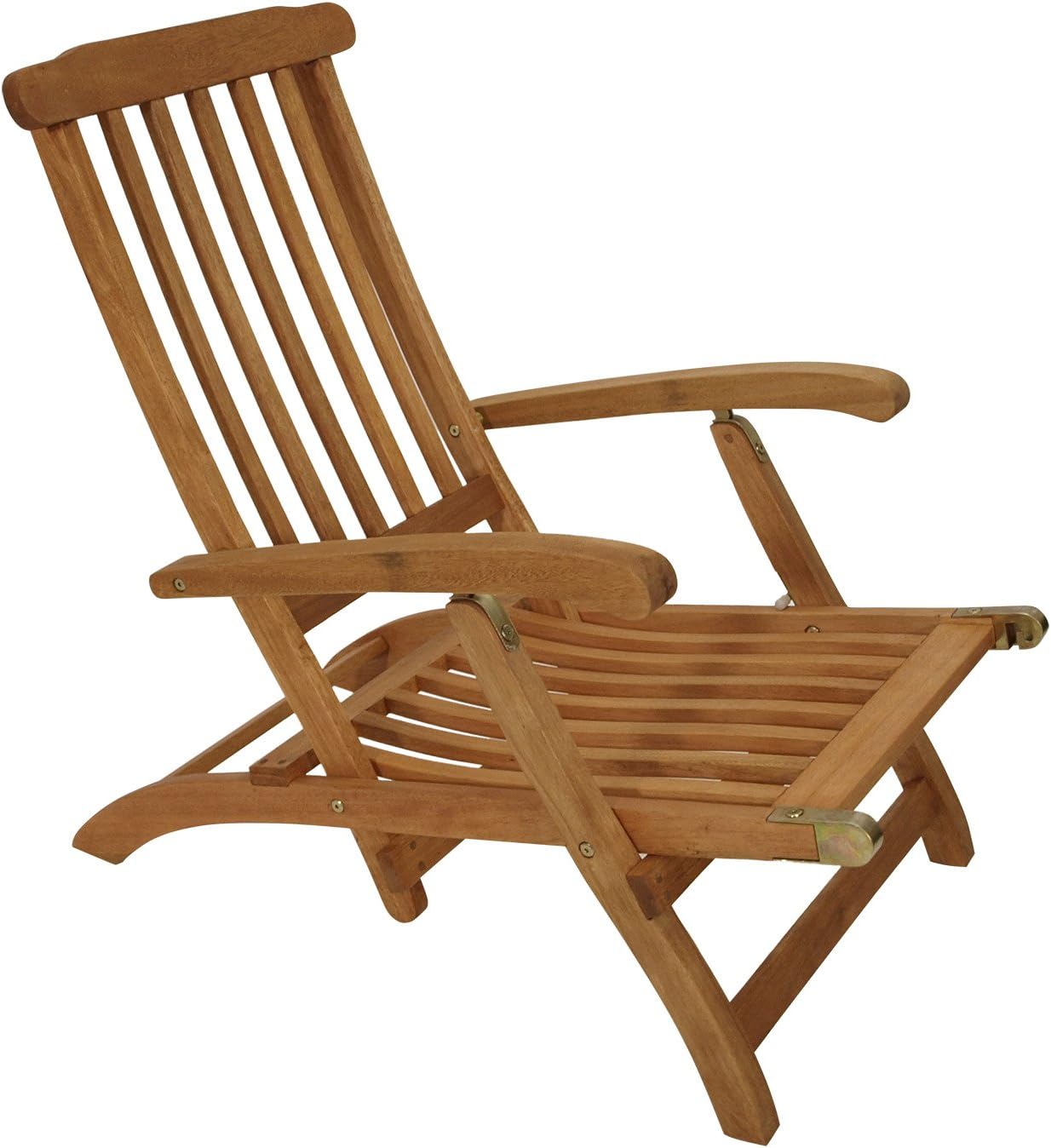 Deckchair, Garden Lounger, Foldable, Weatherproof, Sustainable Forestry