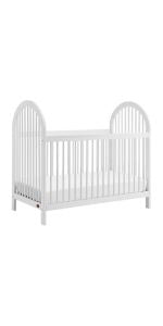 Soho Baby Everlee 3-in-1 Island Crib, Honey Wood