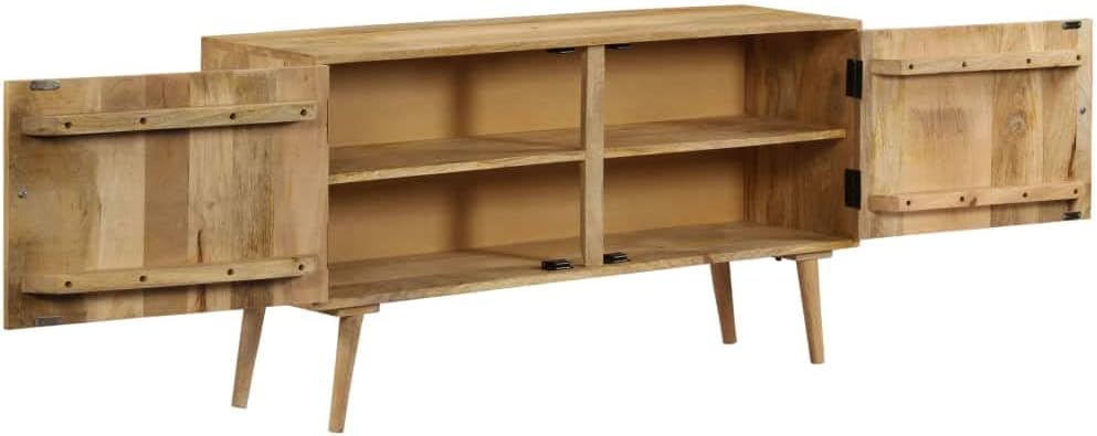 Sideboard, Chest of Drawers, Bedroom, Chest of Drawers & Sideboards, Living Room Cabinet, Hallway Chest of Drawers, Room Furniture, Solid Mango Wood, 120 x 30 x 60 cm