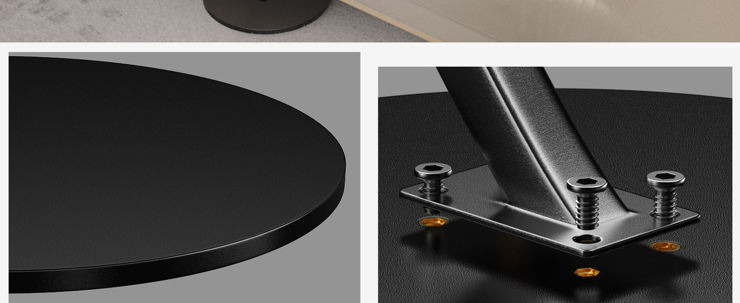 Side Table, Small Side Table, C Shape, Mobile Sofa Table, Living Room Table, C-Shape with Metal Frame, Round Table as Storage Surface for Sofa for Coffee and Laptop (Dark)