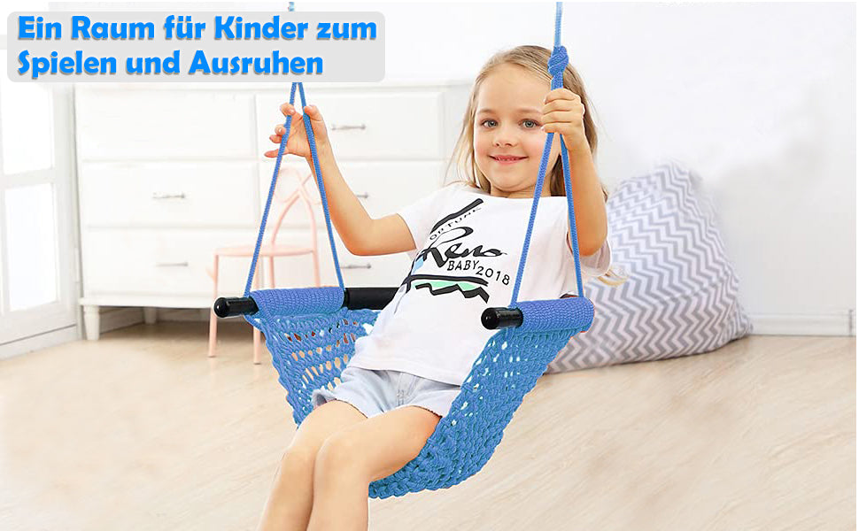 Children's Swing Indoor Outdoor Hanging Swing for Children for Swinging Hanging Chair