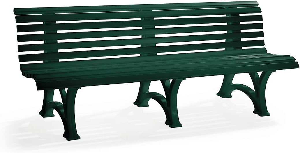 Tillmann Neptun/Helgoland Garden Bench Plastic Frame White