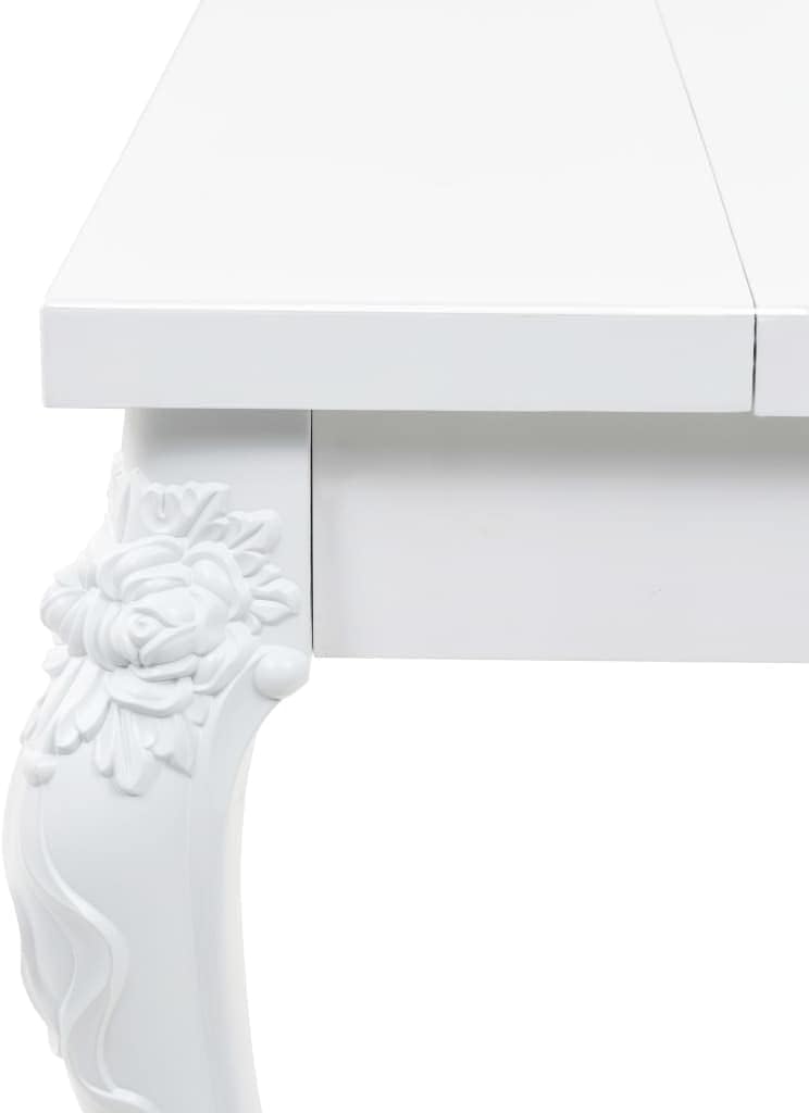 Dining Table High Gloss White