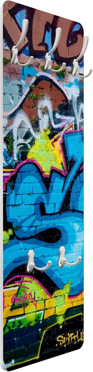 Bilderwelten Wardrobe – Colours of Graffiti, Size H x W: 119 cm x 39 cm