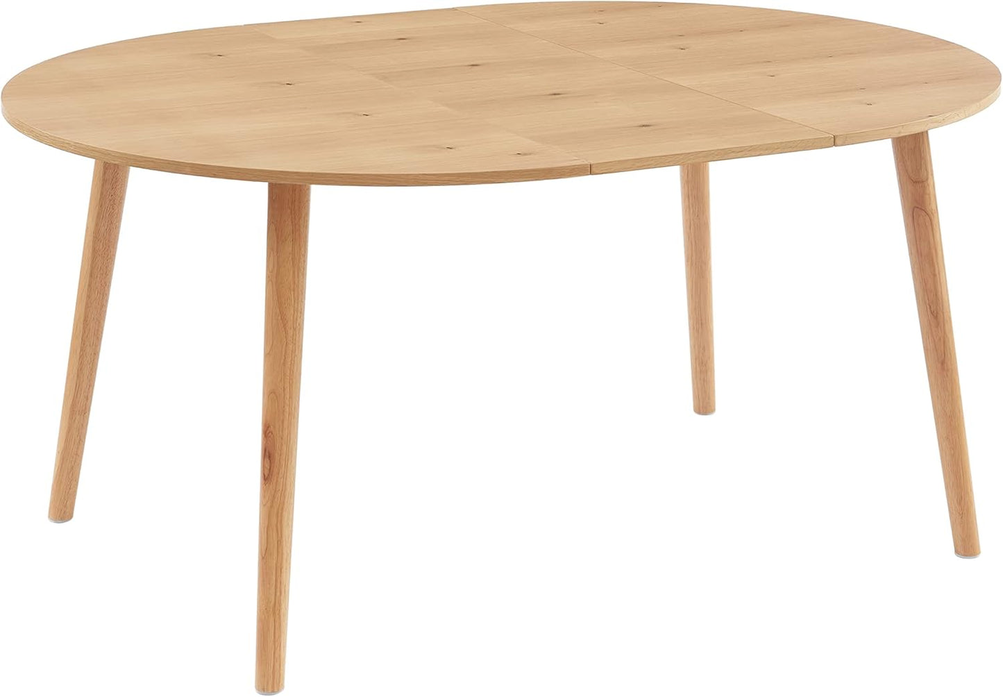 BAÏTA Oracle Oak Veneer Extendable Table 120 to 160 cm