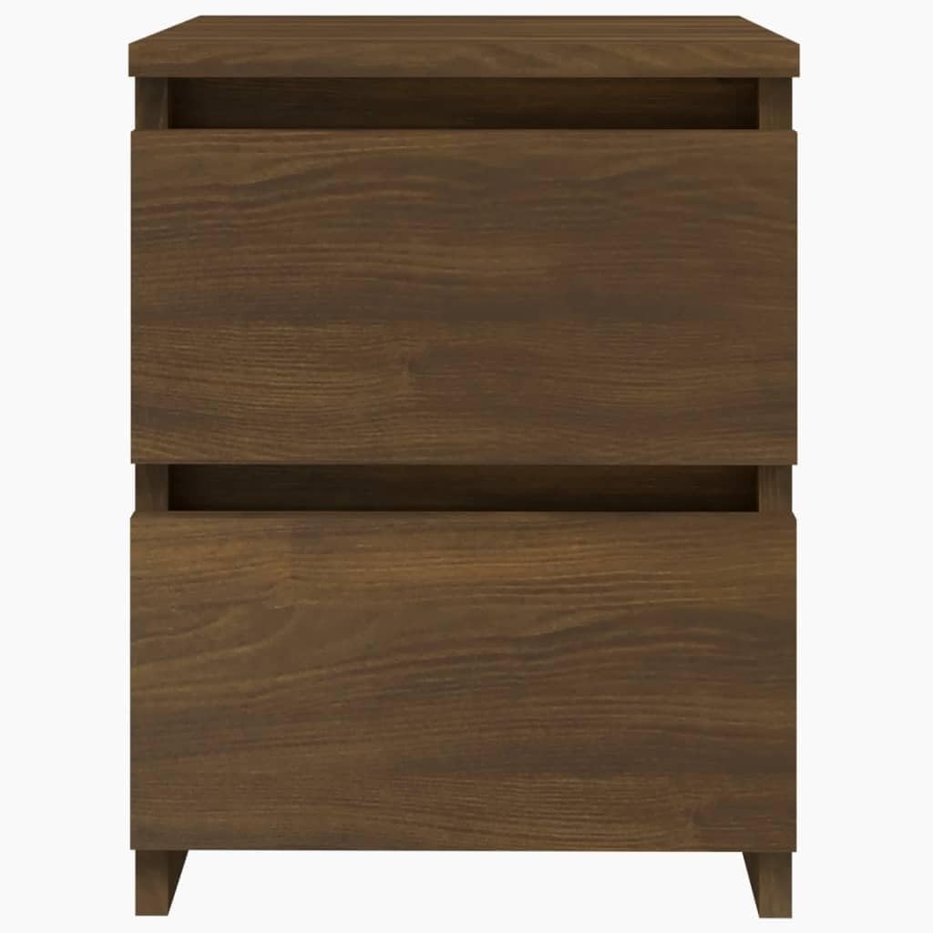 Nachttisch Braun Eichen-Optik 30x30x40 cm Holzwerkstoff, Nachtschrank, Nachtkästchen, Bedside Table, Nachtkommode, Nightstand, Nachttischschrank, Nachtkonsole