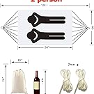 Outdoor Hammock Garden Hammock Cotton Hammock Bed Macrame Fringe Hammocks Boho Balcony Hammock Handmade Tassels 2 Person Double Hammock 250 kg for Home Beach Patio