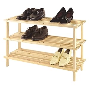 Shoe Rack Wooden Shoe Rack Shoe Rack Shoe Cabinet Wooden Shelf 3 Levels