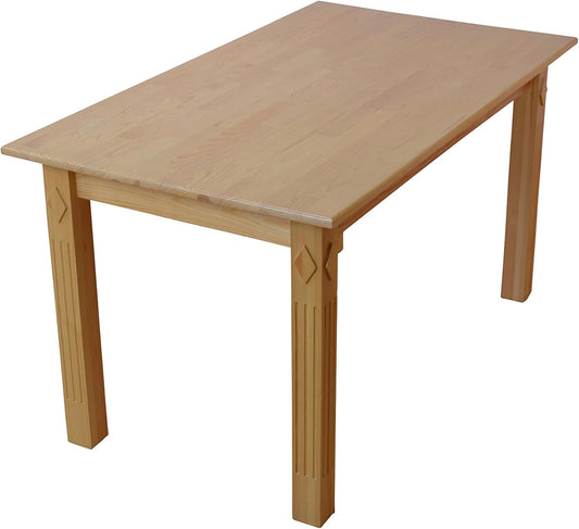 moebel direkt online Bosse Solid Wood Dining Table 160 x 80 cm Natural