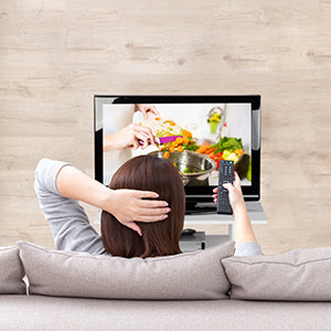 TV Board with Wheels, 4 Open Shelves, Mobile Coffee Table for Devices, CDs, DVDs, HBT 40 x 80 x 40 cm, White, Opulent Garden