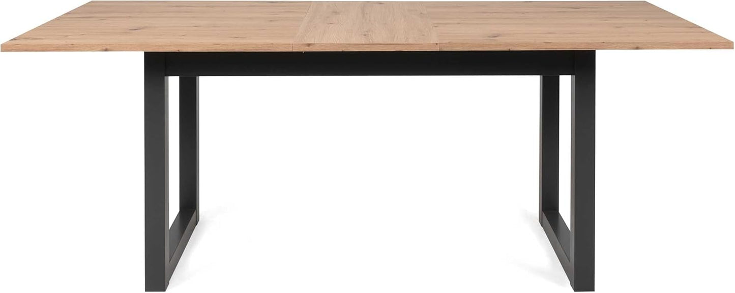 Denver 50 Artisan Oak Nb. / Black Dining Table