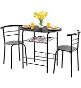 5 Piece Dining Table Set, Kitchen Table with 4 Chairs, Dining Set for 4 People, Rectangular Industrial Style Dining Room Table, Dining Set for Dining Room, Kitchen, Space Saving, Grey