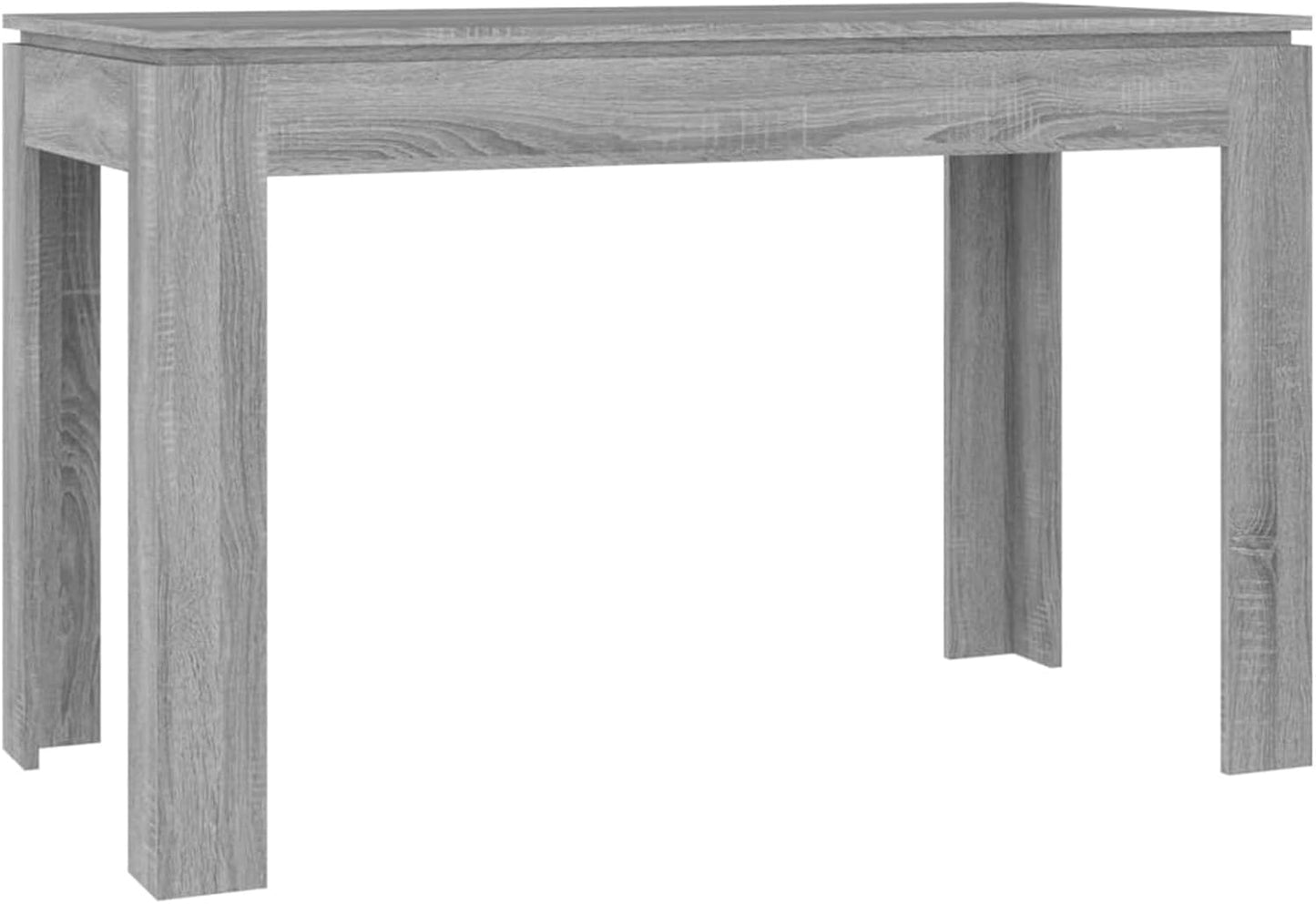 Dining Table Kitchen Table Dining Room Table for Dining Room Kitchen Grey Sonoma 120 x 60 x 76 cm Wood Material