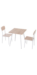 Folding Table, Dining Room Table, Portable Table / Desk, Side Table with / without Wheels, Wood, 4 Models