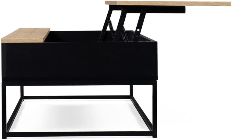 Boston Industrial Design Black Beech Effect Table Top