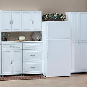 SystemBuild Evolution Kendall 24" 3 Drawer Base Cabinet - White