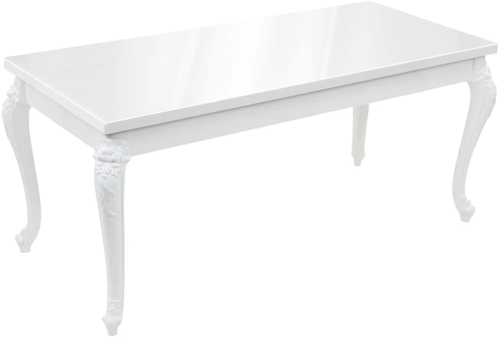 Dining Table High Gloss White