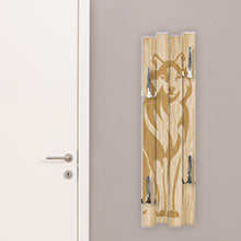 Kreative Feder Blossoms Shabby Chic Wooden Coat Rack Hallway Coat Rack Approx. 100 x 30 cm Made of MDF