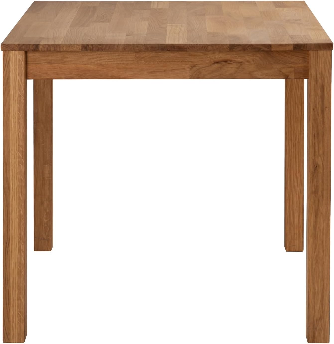 Jack Dining Table - Solid Oiled Oak - 80 x 80 cm - Finger Joint