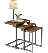 Folding Table, Extendable Dining Room Table, Side Table, Coffee Table with Wood Look, Functional Table, Oval Dining Table for Living Room, Kitchen, Office, Brown