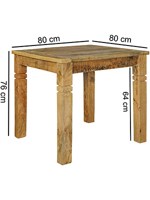 Rustica Mango Dining Table, Solid Wood, Country House Design, Rectangular Dining Table, Kitchen Table