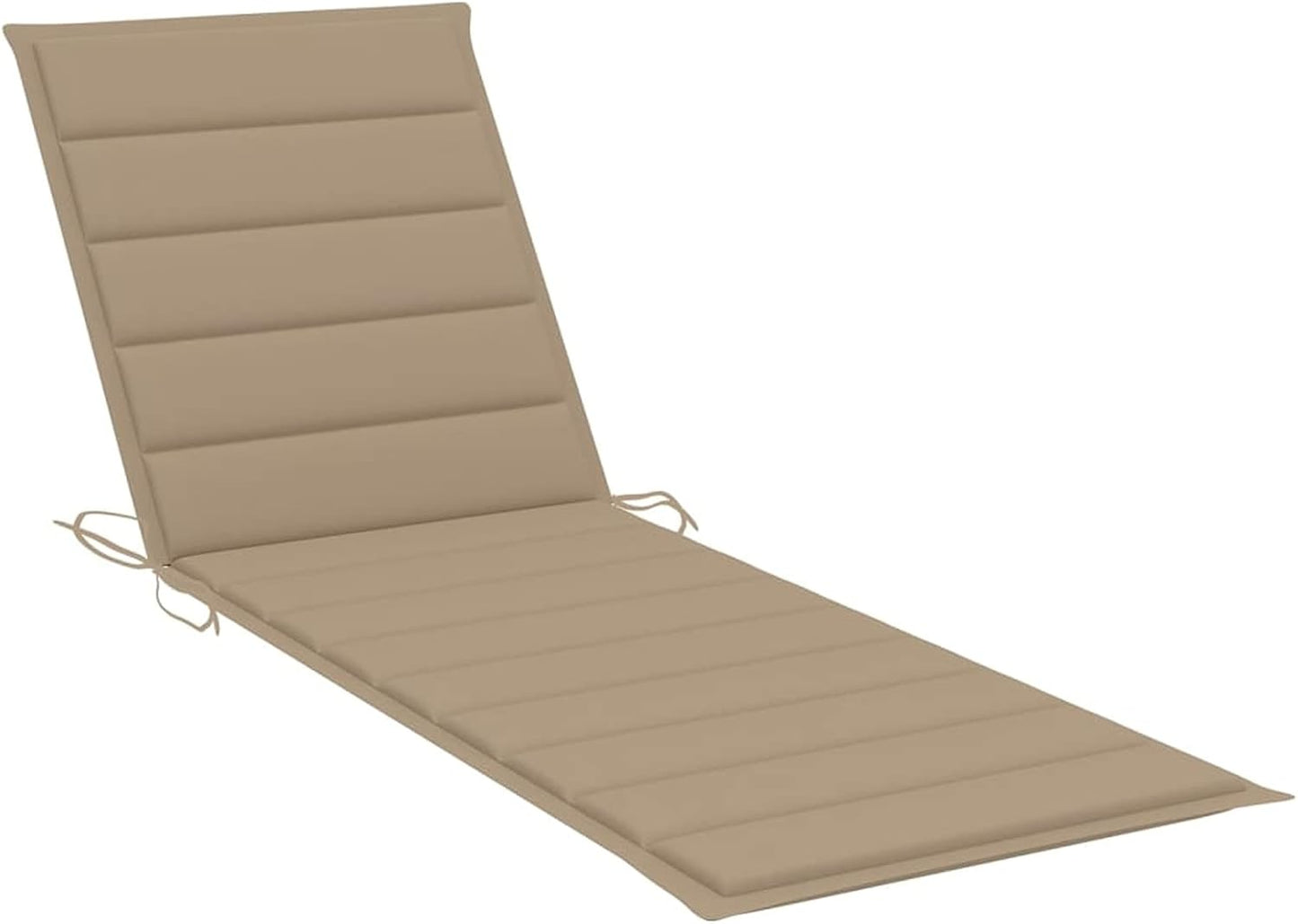 Susany Garden Sun Lounger with Table Cushion, Garden Lounger, Wooden Lounger, Garden Furniture, Lounger, Beach Lounger, Leisure Lounger, Sauna Lounger, 200 x 70 x (31.5-77) cm, Adjustable Backrest