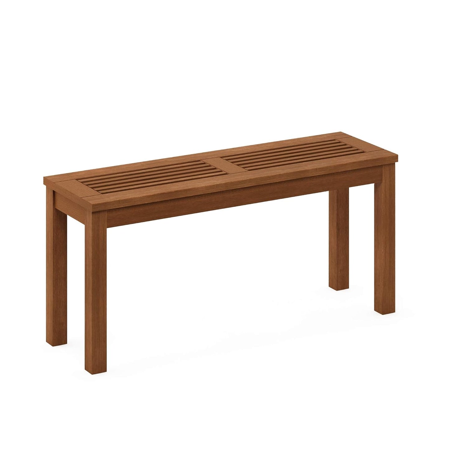 Furinno Tioman Outdoor Bench in Teak Oil, Wood, Natural, 30.23 x 99.82 x 46.9 cm