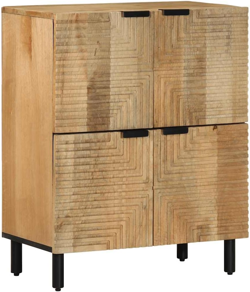 Sideboard Brown 60 x 33 x 75 cm Solid Mango Wood