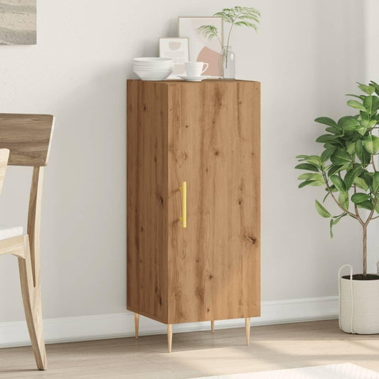 Sideboard Storage Cabinet Multi-Purpose Cabinet Chest of Drawers Side Cabinet for Living Room Artisan Oak 34.5 x 34 x 90 cm Wood Material