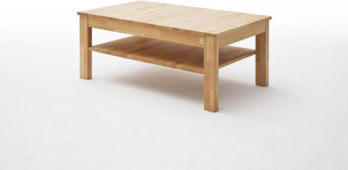 Coffee Table 104 x 62 cm Heartwood Beech Solid Oiled