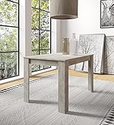 Vienna Dining Room Table / Compact Kitchen Table in Oak Look / Medium Insert in Black or White Mountable / Small Dining Table with Column Base / Column Table / 110 x 75 x 70 cm (W x H x D)