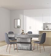 Vienna Dining Room Table / Compact Kitchen Table in Oak Look / Medium Insert in Black or White Mountable / Small Dining Table with Column Base / Column Table / 110 x 75 x 70 cm (W x H x D)