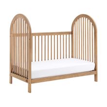 Soho Baby Everlee 3-in-1 Island Crib, Honey Wood