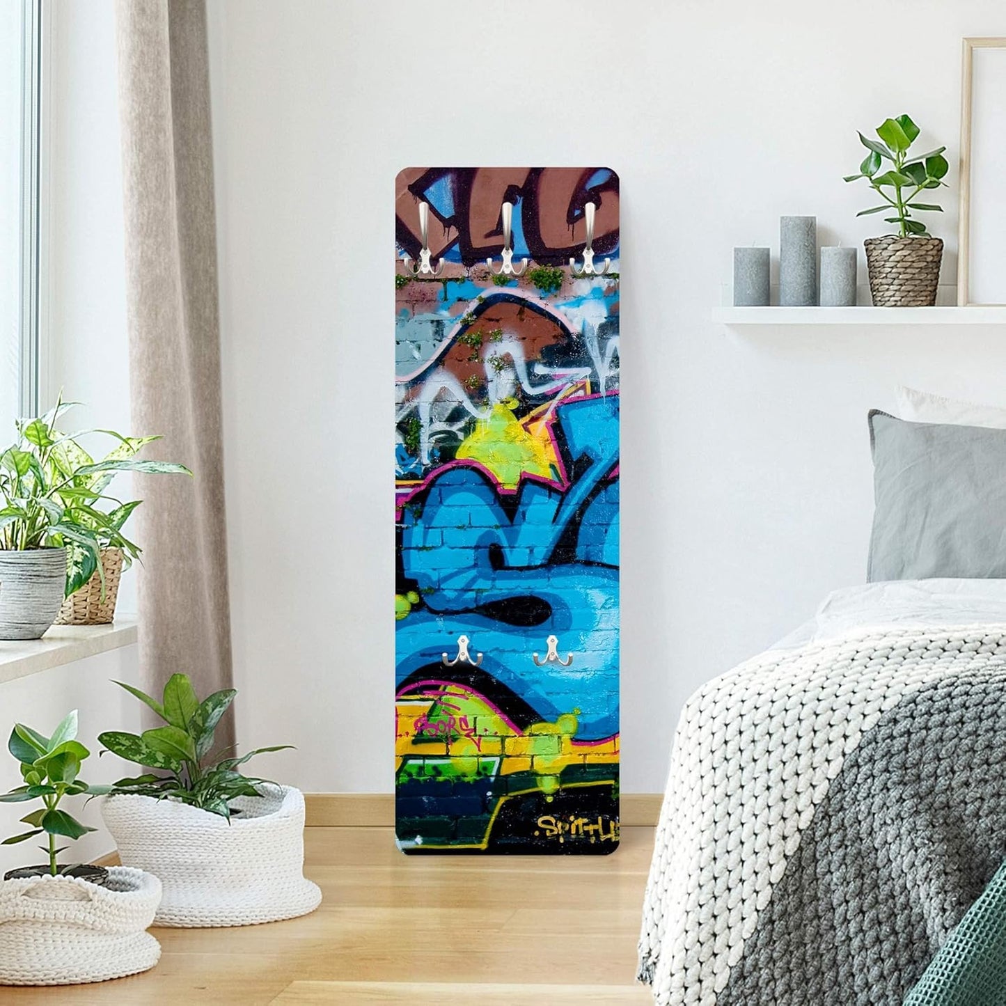 Bilderwelten Wardrobe – Colours of Graffiti, Size H x W: 119 cm x 39 cm