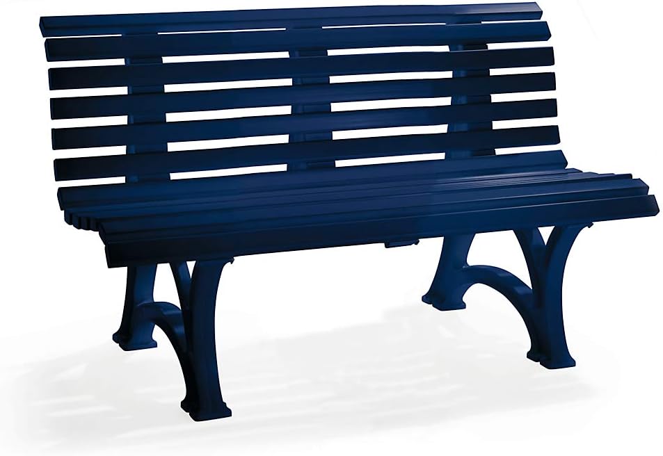 Tillmann Neptun/Helgoland Garden Bench Plastic Frame White