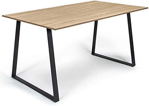 Rosalie Rectangular Dining Table for 6 Seater Industrial Design 150cm