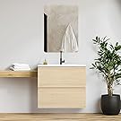 Vanity Unit with Drawers 60 cm Hanging