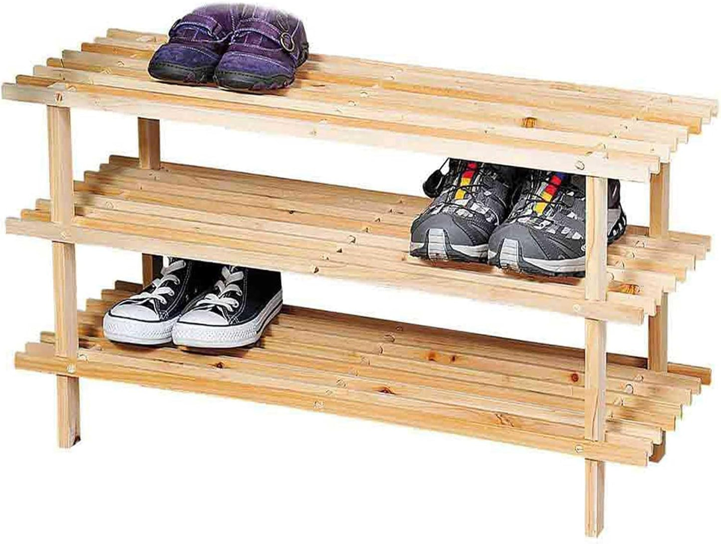 Shoe Rack Wooden Shoe Rack Shoe Rack Shoe Cabinet Wooden Shelf 3 Levels