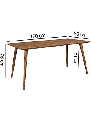 Sheesham Rustic Solid Wood Dining Room Table, Country House Design Dining Table, Table for the Dining Room