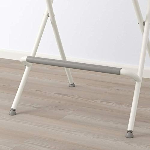 Ikea Franklin 704.048.75 Folding Bar Stool with Backrest White 24 3/4