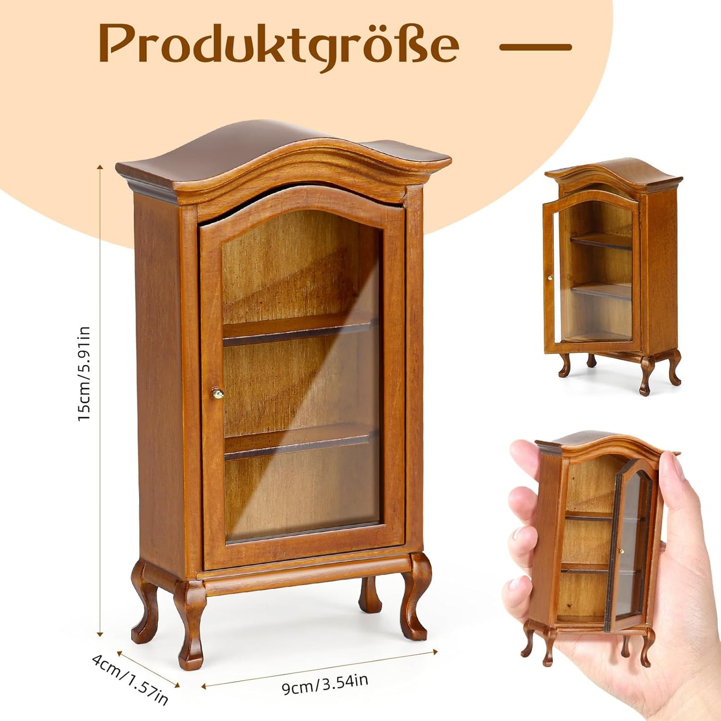 Miniature Cabinet Miniature Furniture Dollhouse Furniture Dollhouse Accessories Gnome Furniture Living Room Brown