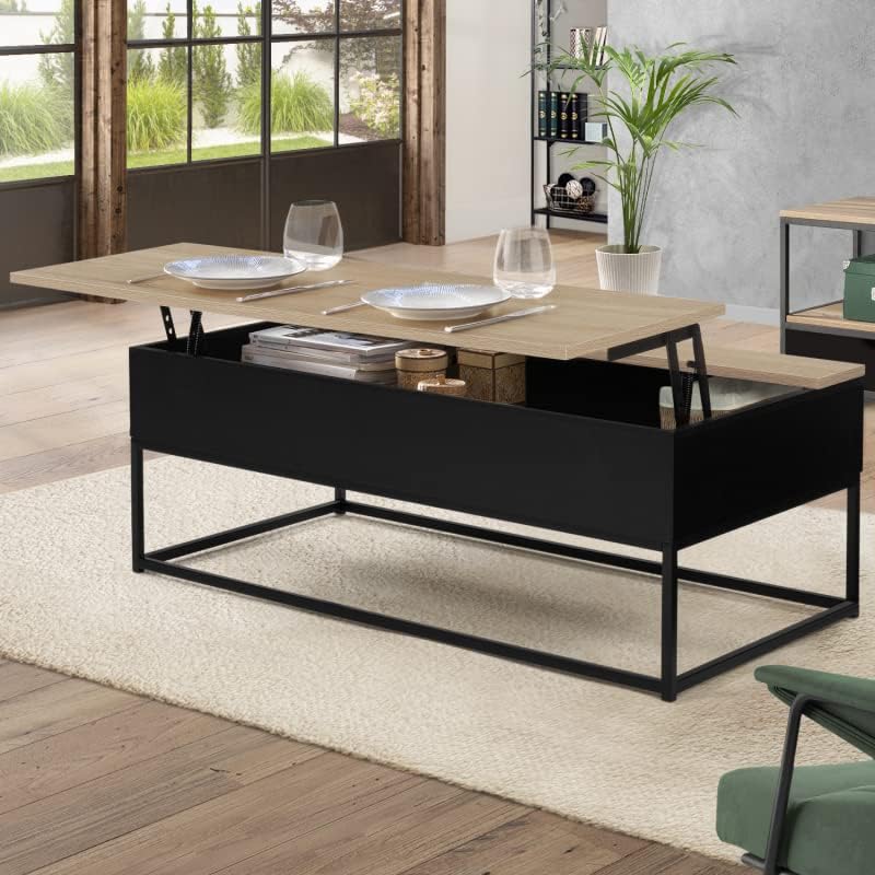 Boston Industrial Design Black Beech Effect Table Top