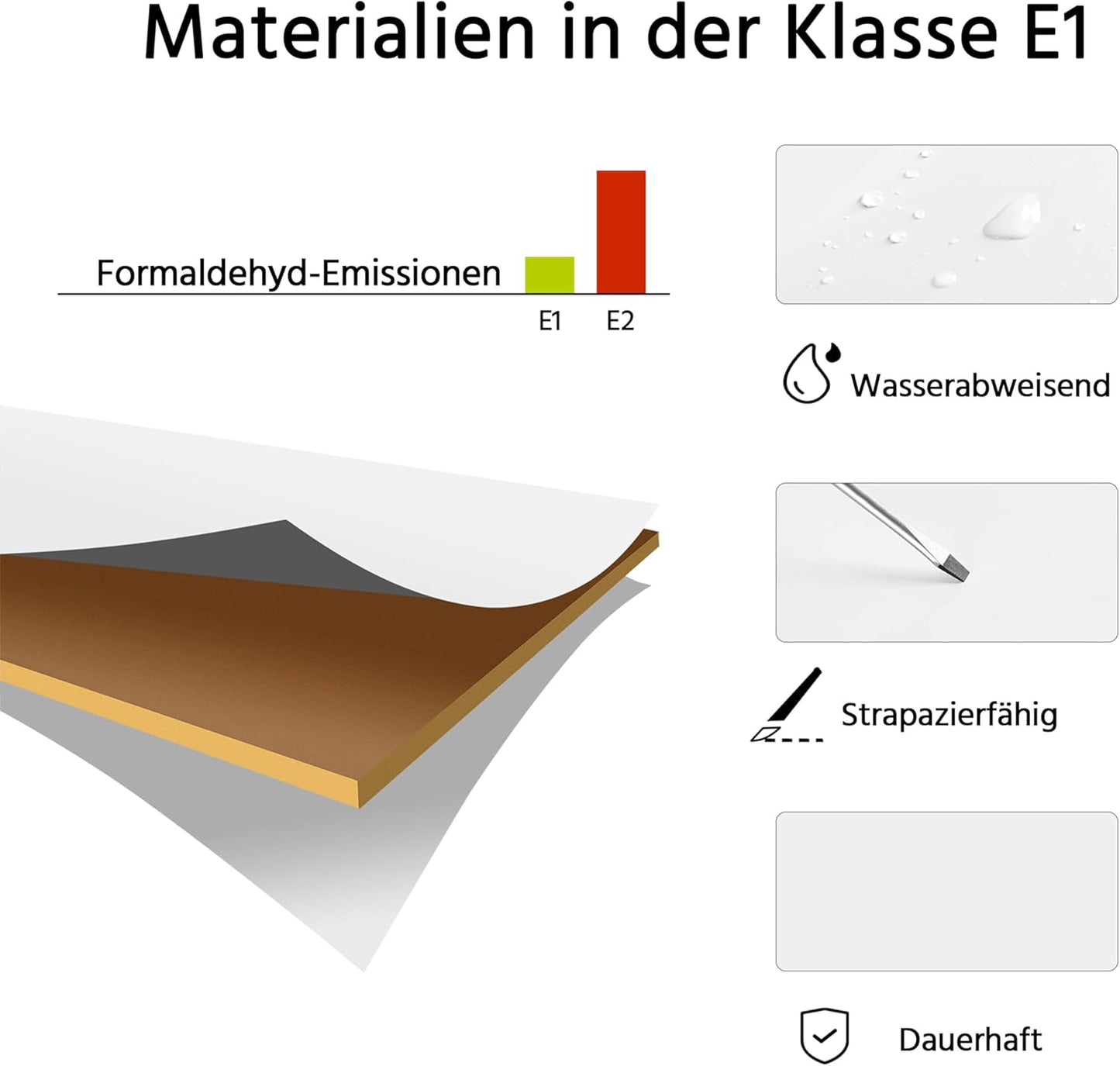 2er Set Nachttisch mit 3 Schubladen Nachtschrank aus Holz Nachtkonsole Nachtkommode für Schlafzimmer Wohnzimmer Beistelltisch für Boxspringbett weiß