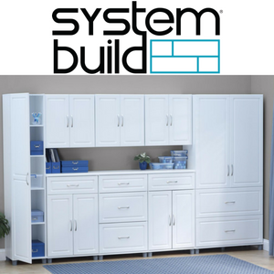 SystemBuild Evolution Kendall 24" 3 Drawer Base Cabinet - White