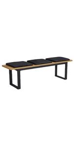 Extendable Dining Table Metal Frame Black Dining Room Furniture Modern for 4-6 People Kitchen Table Dining Room Table for Dining Room Kitchen Sand Oak Look 120-160 x 80 x 77 cm