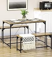 Folding Kitchen Table, Dining Table, 2 Folding Trays with 2 Drawers, 1 Cabinet and 1 Storage Shelf, 120 x 60 x 76.5 cm, Grey