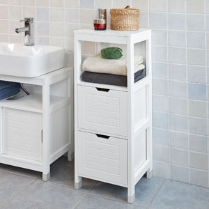 Under-Sink Cabinet Bathroom Cabinet with Foot Cushions