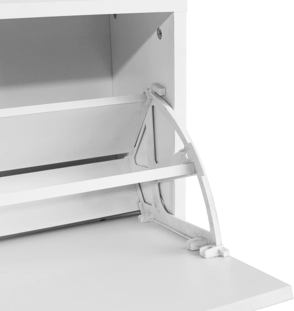 Shoe Cabinet Storage Organiser Rack Stand Entryway Hall 80x24x45 cm MDF White