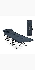 Sun Lounger with 5-Way Adjustable Backrest and Armrests, Garden Lounger Made of Textilene Fabric, Recliner Lounger up to 150 kg Load Capacity for Beach Garden Patio Black