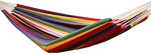 XXL Hammock 2 people 400X160 CM | Load Capacity up to 150 kg/100% Cotton | Amanka Multi-Person Hammock, multicoloured